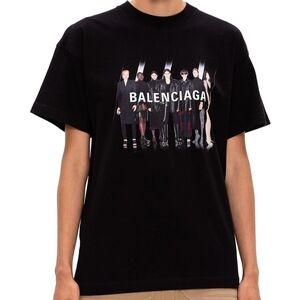 Balenciaga Models T-Shirt Mens Size Small